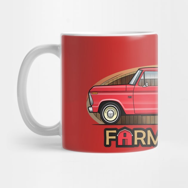 Farm Truck Red by JRCustoms44